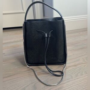 3.1 Philip Lim Soleil Black Leather Bucket Bag